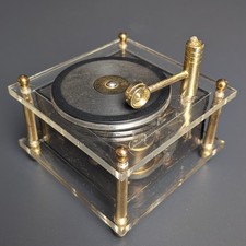 Spieluhr Sankyo Strangers in the Night Plattenspieler transparent 20 Töne 