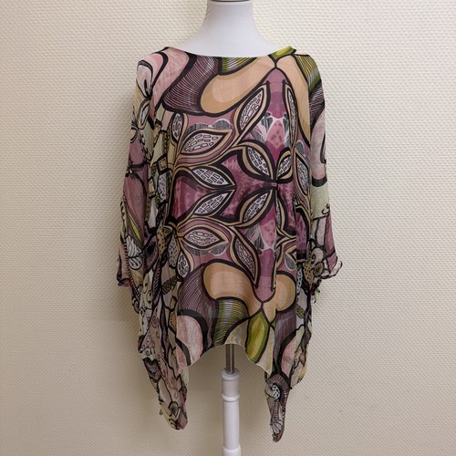 Bunte seidenbluse - bunte,