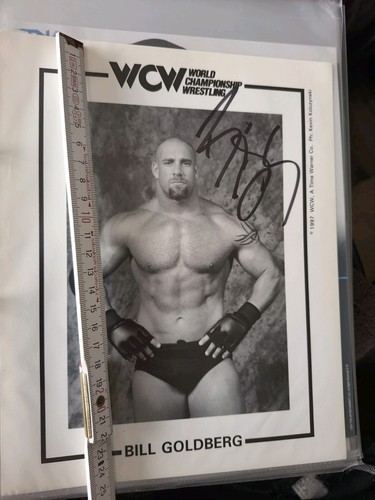 Bill goldberg autogramm - bill,