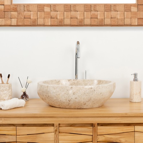 Marmor aufsatz waschbecken - marmor,