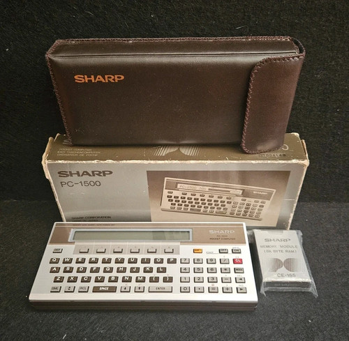 Sharp 1500 pocket computer - sharp, pc-1500