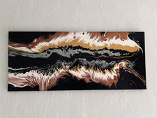 Leinwand Acryl-Pouring Unikat