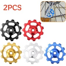 11 Zähne Fahrrad MTB Schaltrolle Schaltröllchen Schaltwerk Schaltwerkröllche 2er