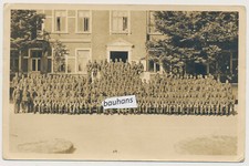 Luftwaffe Gruppenfoto Kaserne im AK Format (6020x)