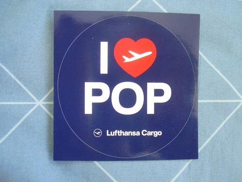 Aufkleber lufthansa cargo pop - aufkleber,