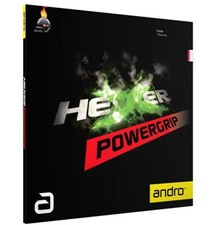 Andro HEXER POWERGRIP Tischtennis Gummi (schwarz, rot, grün)