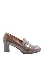 EVALUNA Hochfront-Pumps Damen Pumps Gr. DE 41,5 graubraun Business-Look