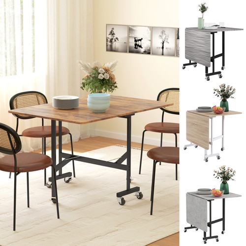 Drop leaf tisch mit rollbaren - drop,