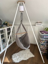 Nonomo Federwiege, Tipi-Gestell, Move-Motor, Weiß, Kaum Benutzt!