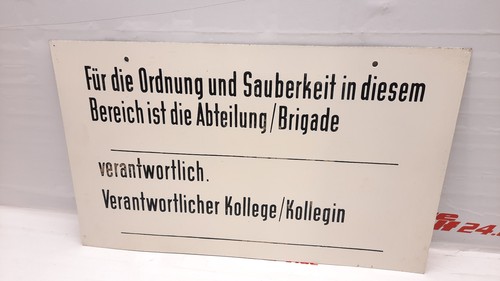Ddr schild hinweisschild - ddr,