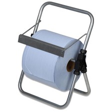 Papierrollenhalter aus Metall 30 cm stationär Putztuchrollenständer