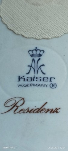 Kaiser porzellanmedaillon w - ak,