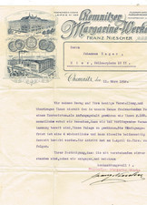 Chemnitz Chemnitzer Margarine Werk Litho. 1916 Erh. gut