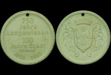 KERAMIK / PORZELLAN: Medaille