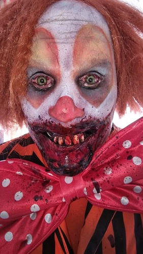 Horror clown lebensgroß - clown,