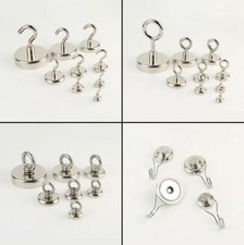 ★TheQ★ Extra Stark Neodym Öse- Ring- Hakenmagnete bis 185kg NdFeB Ø8-90 mm