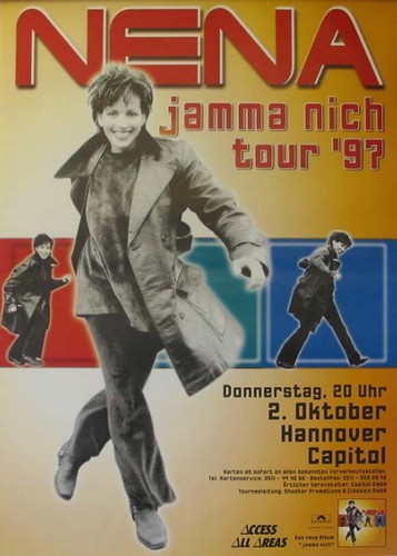 Nena hannover 1997 rare - -,