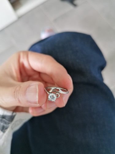 S925 swarovski kristall ring - kristall,