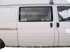 T4 Transporter Tür rechts Schiebetür mit Scheibe Multivan Caravelle weiß R902