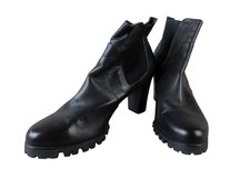 Di Lauro Damen Schuhe Stiefel Gr. 40 Leder / Textil Stiefeletten Boots (W)