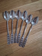 David Andersen Tee/Mocka Löffel 830S Jugendstil 6 Teile