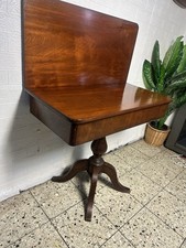 Biedermeier Klapptisch Spieltisch Tisch Podest Mahagoni Esstisch Konsole Schreib