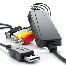 Aplic USB 2.0 Audio/Video Videokonverter High Speed Videograbber Quellen VCR VHS