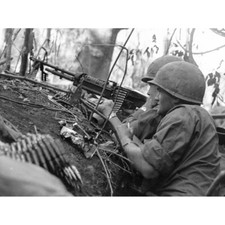 Krieg Vietnam USA Soldaten M60