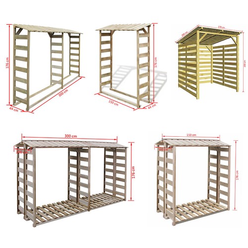 Kaminholzregal feuerholz - kaminholzregal,