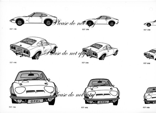 Opel zeitung werbung - opel, gt