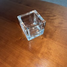 Glasvase, Teelicht Glas, Windlicht  8x 8 cm