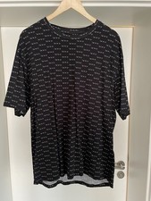 Burberry allover Herren T-Shirt Dunkelblau XL Neu