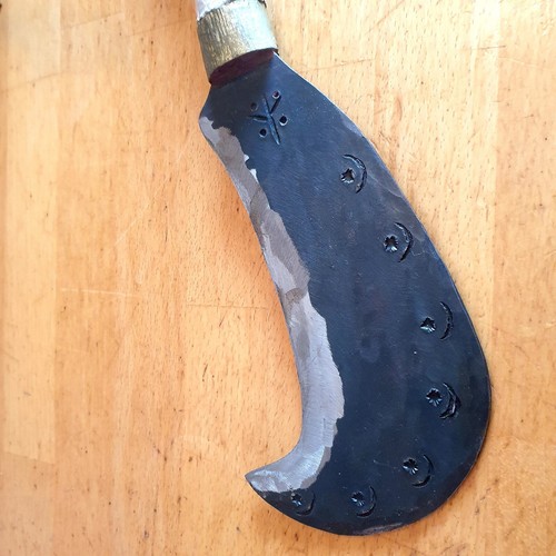 Handgeschmiedetes messer - handgeschmiedetes, messer/