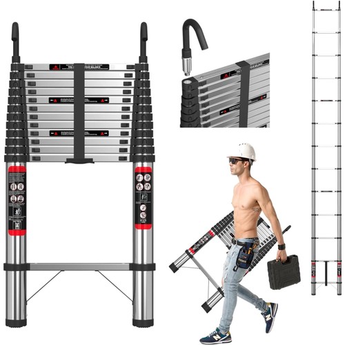 Teleskopleiter edelstahl - teleskopleiter, 5m