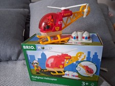 Brio World Feuerwehr Hubschrauber 33797 Firefighter Helicopter Set
