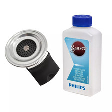 PHILIPS Senseo CA6522/01 ORIGINAL Padhalter + Entkalker Pflegeset 250ml