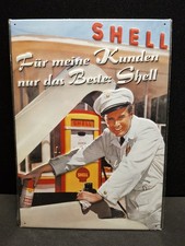 Shell Blechschild Für meine Kunden lim. Edition Motiv 1952 20x30 cm Aufl. 5.800
