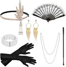 20er Jahre Kostüm Damen Set