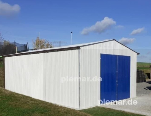Blechgarage 5x8m garage - blechgarage,