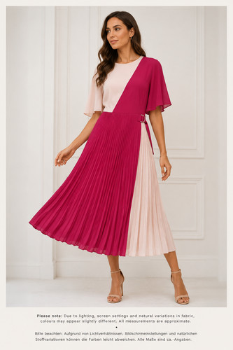 Hugo boss plissee midikleid - hugo,
