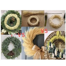 Stabiler Natur Strohkranz für