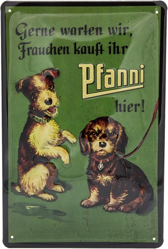 Pfanni retro geprägtes - pfanni,