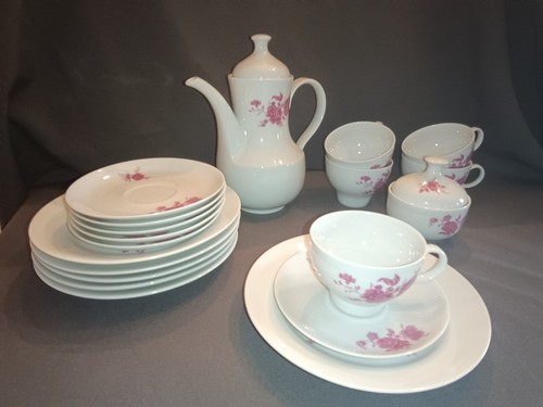 Kaffeeservice blumendekor - kaffeeservice,,