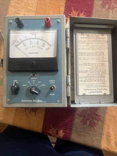 Vintage vibrotest multimeter - vibrotest,