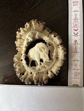 Hirschhornrose Geschnitzt mit