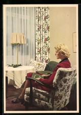 AK Reklame Indanthren, Besinnliche Stunden im eigenen Heim werden verschönt dur 