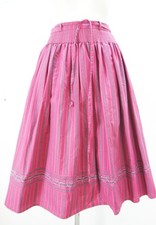 Vintage Trachtenrock rot