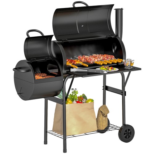 Holzkohlegrill aus stahl - holzkohlegrill,