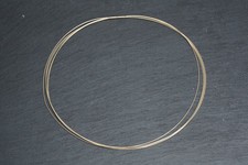 Multi Halsreif Collier 5 Stränge Schnur Gold 585 Bajonettverschluss 45cm Omega