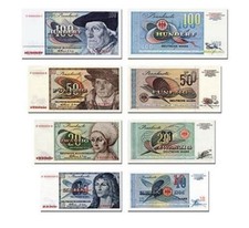 DM Geldscheine Ersatznoten für West-Deutschland BBK II 1960 kein Original 